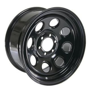 Cragar Soft 8 Black Steel Wheels 16x8 6x4.5 BC Set of 4
