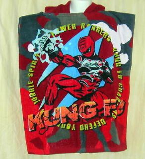 NEW Power Rangers Poncho Towel for Beach or Swimming