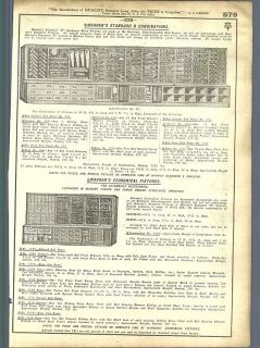 1921   22 AD Warren Oak Hardware Store Display Cases Tools Saws