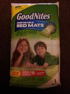 GoodNites Disposable Bed Mat ~ 1 Good Nites Bed Mat ~ Brand New in