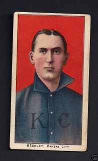 1909 T206 Jake Beckley VGEX EX Kansas City