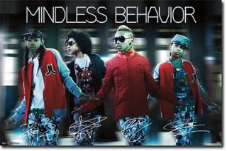 Mindless Behavior Signatures Boy Band Music Poster