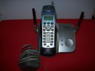 Panasonic KX TG5421 5.8 GHz Single Line Cordless Phone Needs Repair or