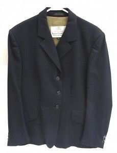 Used Bernard Weatherill Hunt Coat   Navy   Ladies   Size 14 #25971