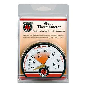 Meecos Red Devil Stove Thermometer Wood Pellets Coal Temperature