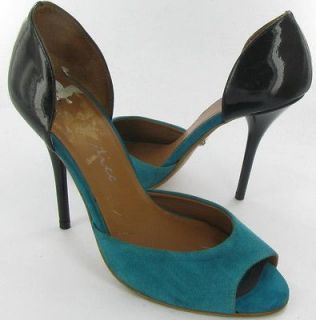 ROUGH JUSTICE Jolie Pumps Turquoise Womens size 9 M Used $180