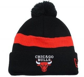 black chicago bulls beanies