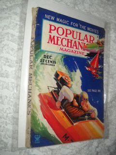 Popular Mechanics Magazine~Decem ber~1934~