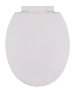 Eljer Livingston Round White Toilet Seat~New