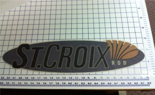 Large 24 Carpet Graphic St. Croix ROD Decal Stickers for fishing