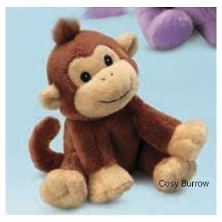 RUSS Berrie Monkey Baby Unisex Rattle Soft Plush Toy/Shower Gift