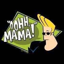 Cartoon Network Johnny Bravo TV Show OOHH, MAMA Tee Shirt Adult Sizes