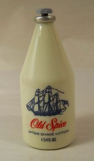 Vintage Shulton OLD SPICE After Shave Lotion 4 3/4 Oz Size About 1/2
