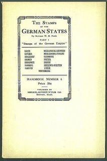 Stamps of the German Empire by Bertram W H Poole German States Series