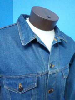 BETTY BOOP   JEAN Style Blue DENIM Men Coat Jacket SZ L   GOODBUYBARRY