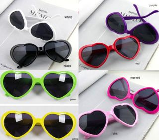 Fashion Love Sweet Heart Valentine Shaped Men Women Sunglasses 8