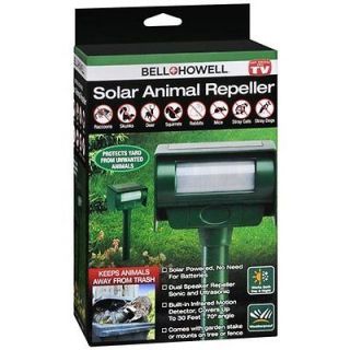 Bell & Howell MOTION ACTIVATED Solar Powered Animal Repeller