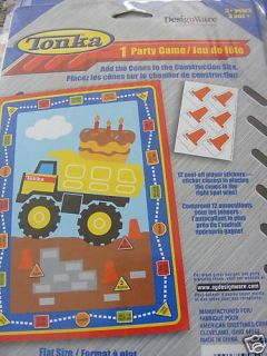 TONKA Truck Construction Birthday Party Game Activity