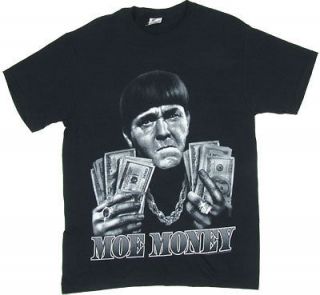 Moe Money   Three Stooges T shirt