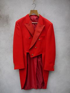 RED TOASTMASTER TAILCOAT by Tails & the Unexpected
