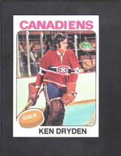 1975 76 Topps Hockey #35 KEN DRYDENEXMT/NRMT