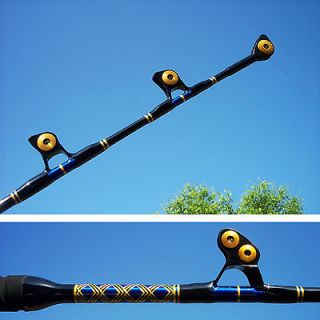 80 100 LB. BIG GAME FISHING ROD   WINDON STYLE GUIDES   5 FT. 6 INCHES