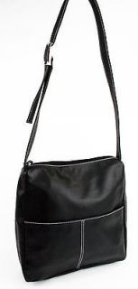 BENTLEY womens black LEATHER shoulder handbag. NEVER USED BEAUTIFUL