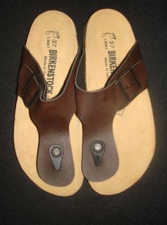 Womens Brown Birkenstock KAIRO Flip Flop Thong Sandals Size 37 US 6 6