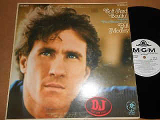 BILL MEDLEY PROMO LP   SOFT AND SOULFUL   DJ COPY   PEACE BROTHER