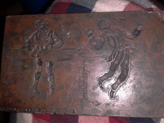 1900 printing block getting hit by turnstile art