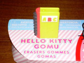 Gomu 2011 Sanrio HELLO KITTY Book ABC Puzzle Eraser Spinmaster Moose