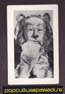 BERT LAHR Lion Wizard Of Oz MGM MOVIE TRIVIA GAME CARD