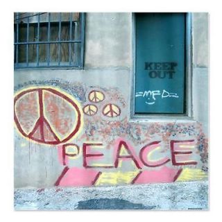 Peace Graffiti Shower Curtain by  670390004