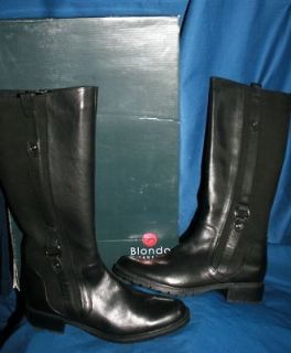 Nice BLONDO Canada Womens 9 M Knee High Black WATERPROOF Leather TALL