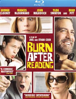Burn After Reading Blu ray Disc