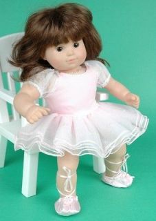 PINK BALLET DRESS & SLIPPERS fits Bitty Baby and Bitty Twins NEW