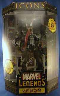 Marvel Legends Icons Toy Biz Eddie Brock Venom Masked Action Figure In