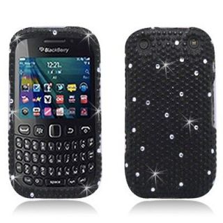 Black Diamond Hard Plastic Bling Case Blackberry Curve 9310/9320