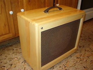 TRMguitarcabs VS 112 TO tung oiled tweed style 1 x12 speaker cabinet