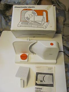 CONSUL Electric MEAT SLICER Home Use VGUC