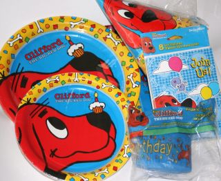CLIFFORD The Big Red Dog Birthday Party Supplies ~ Choose items from