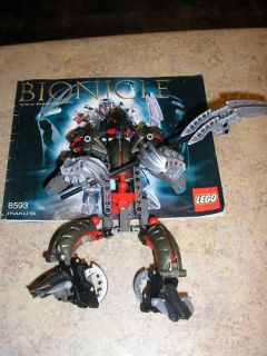 2003 LEGO Bionicle TITAN WARRIORS MAKUTA 8593 Complete with