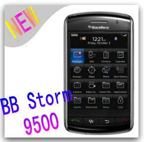 New Blackberry 9500 Storm Unlocked GSM Black~Low Price