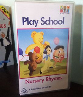 Play School   Nursery Rhymes   ABC Video   VHS