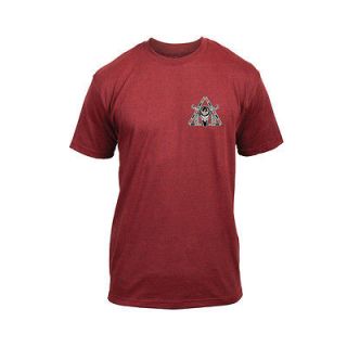 DRAGON BISON TEE Shirt Brick Heather Red MENS Extra Large XL NEW