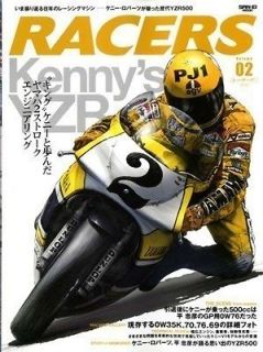RACERS Vol.02 MOTO GP WGP MAGAZINE Kenny Roberts YZR500 Eddie Lawson
