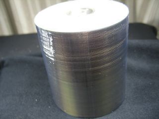 100 Silver Inkjet Printable CD R CDR Blank Disc Media