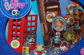 NIB Hasbro Blythe Littlest Pet Shop Doll w/ Pets Dog Gecko #B13 #1860