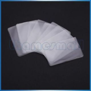 10pcs Soft Plastic Clear Credit Card Sleeves Protectors Dustproof