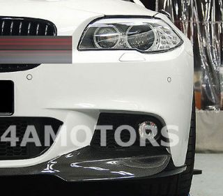 BMW F10 NEW5 SERIES CARBON FIBER FRONT LIP SPOILER FOR 2011+ M TECH